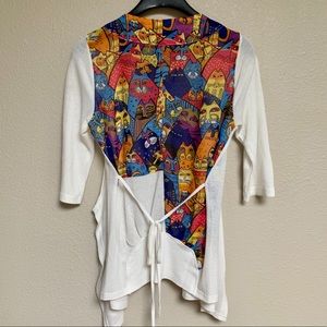 Moncer Cat light weight cardigan OS